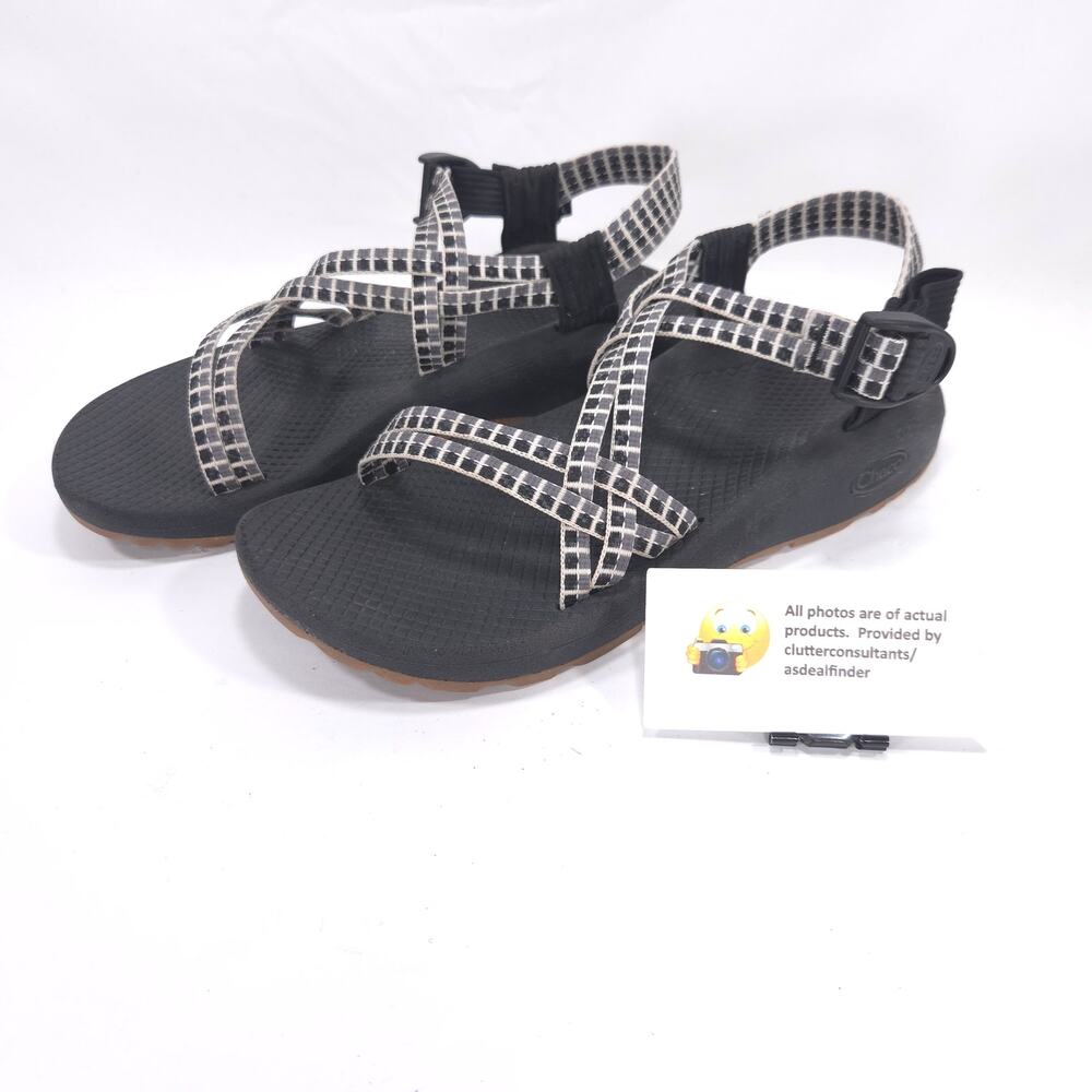 Chaco Z Cloud Outdoor Adjustable Sandals Womens Size 8 JCH107982 Black Gray